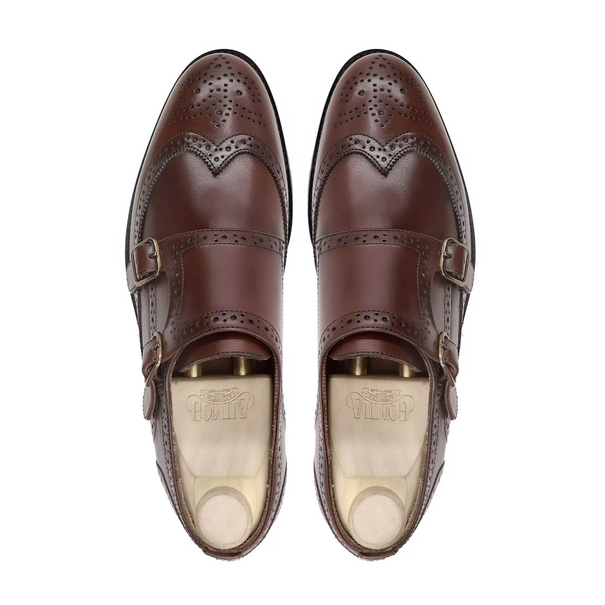 Idrija - Brown Double Monkstrap