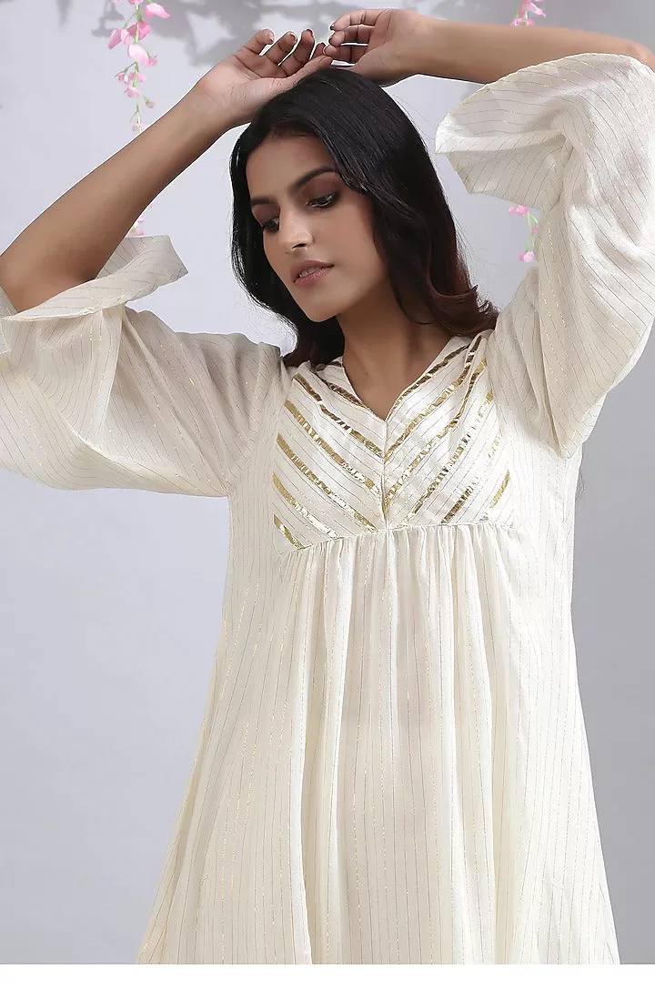 Ivory Asymmetrical Tunic