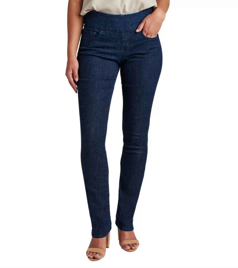 Jag Peri straight jeans, midrise (pull-on)