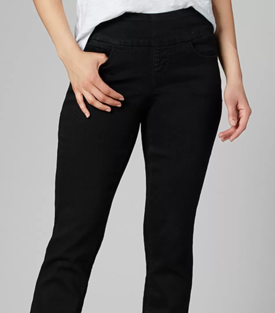 Jag Peri straight jeans, midrise (pull-on)