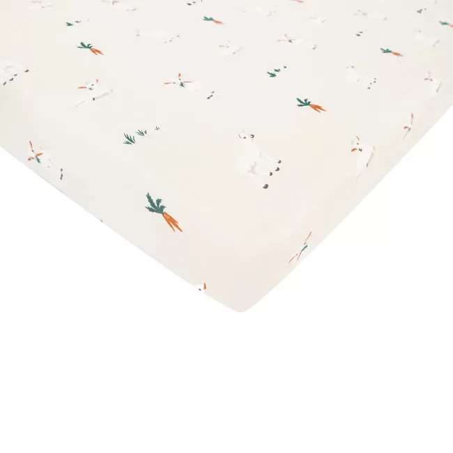 Kyte Baby Printed Crib Sheet in Goat