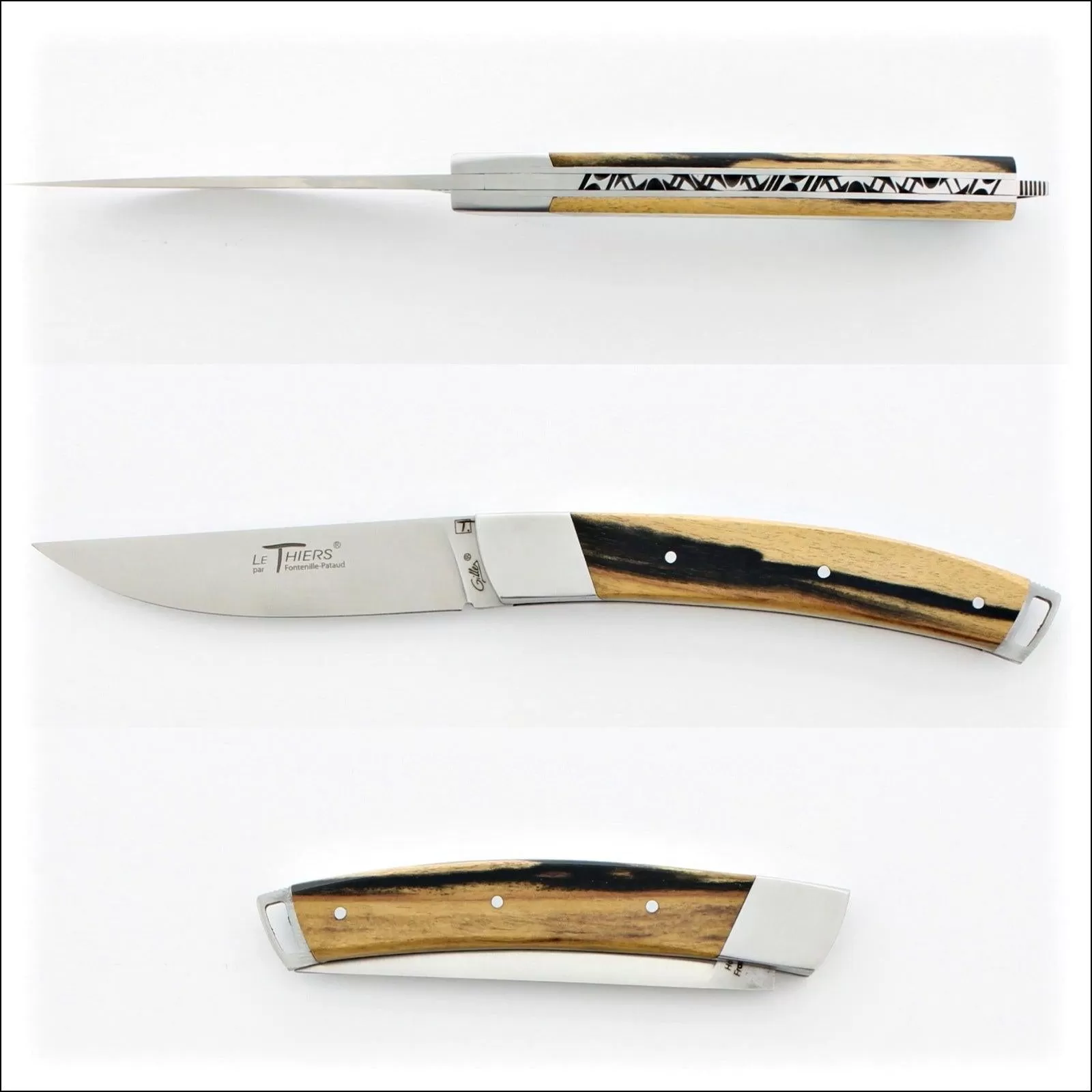 Le Thiers Nature 11 cm Pocket Knife Royal Ebony