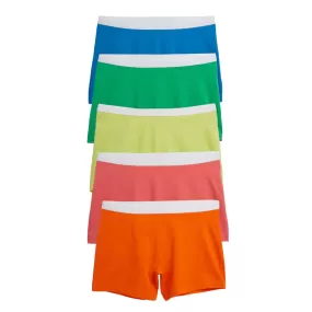 Lightweight 4.5" Trunks 5-Pack  - Rainbow Sherbet