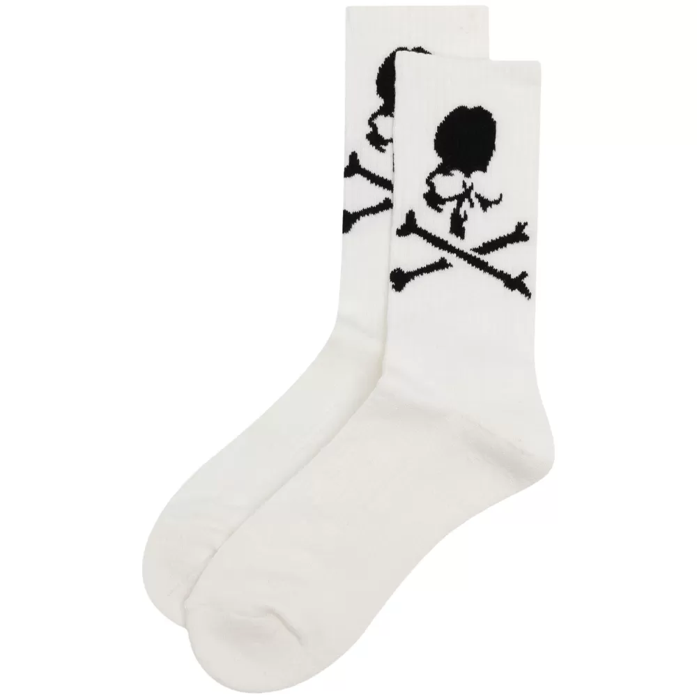 Logo-Jacquard Ribbed-Knit Socks