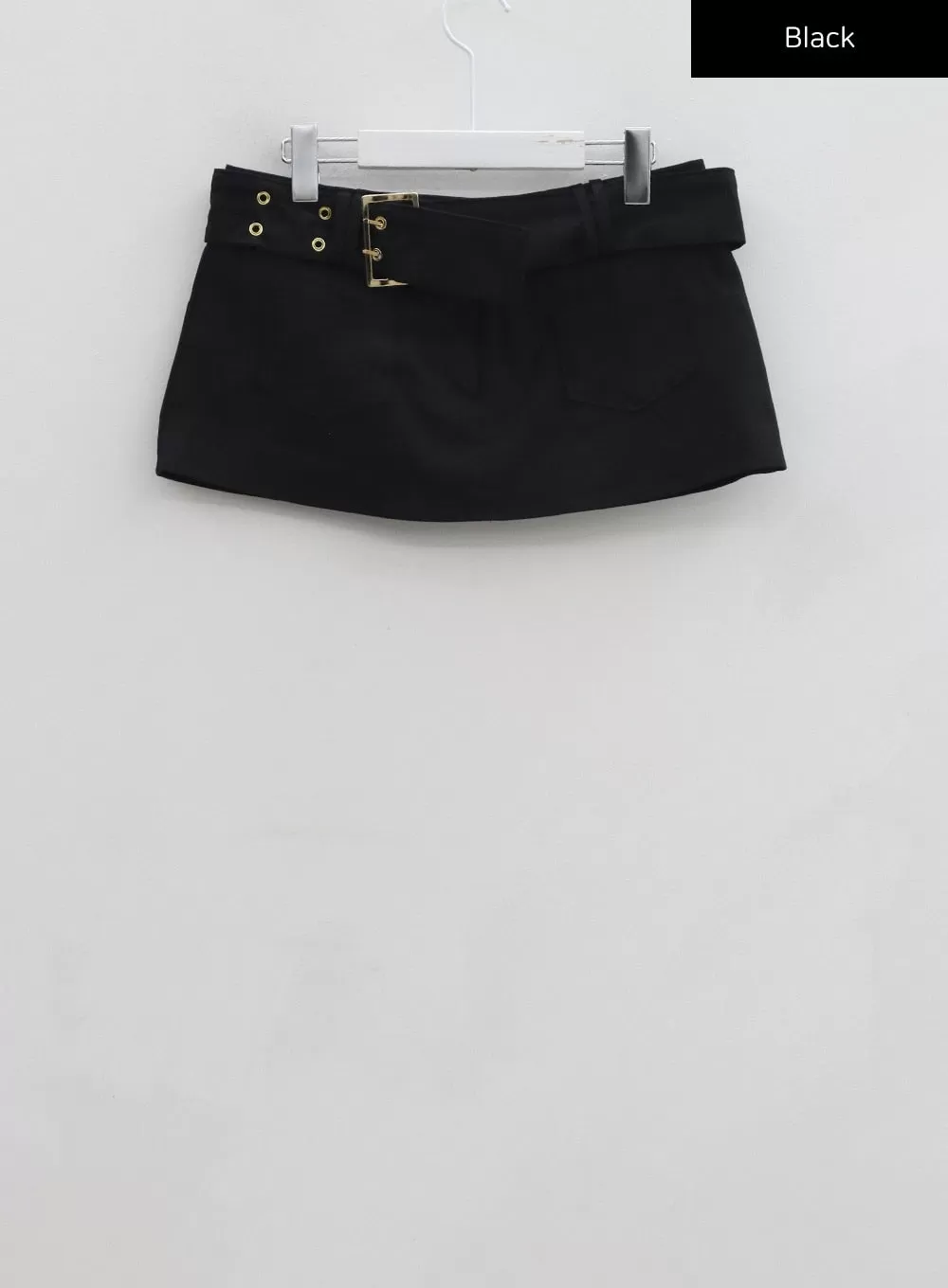 Low Rise Miniskirt With Belt CG09