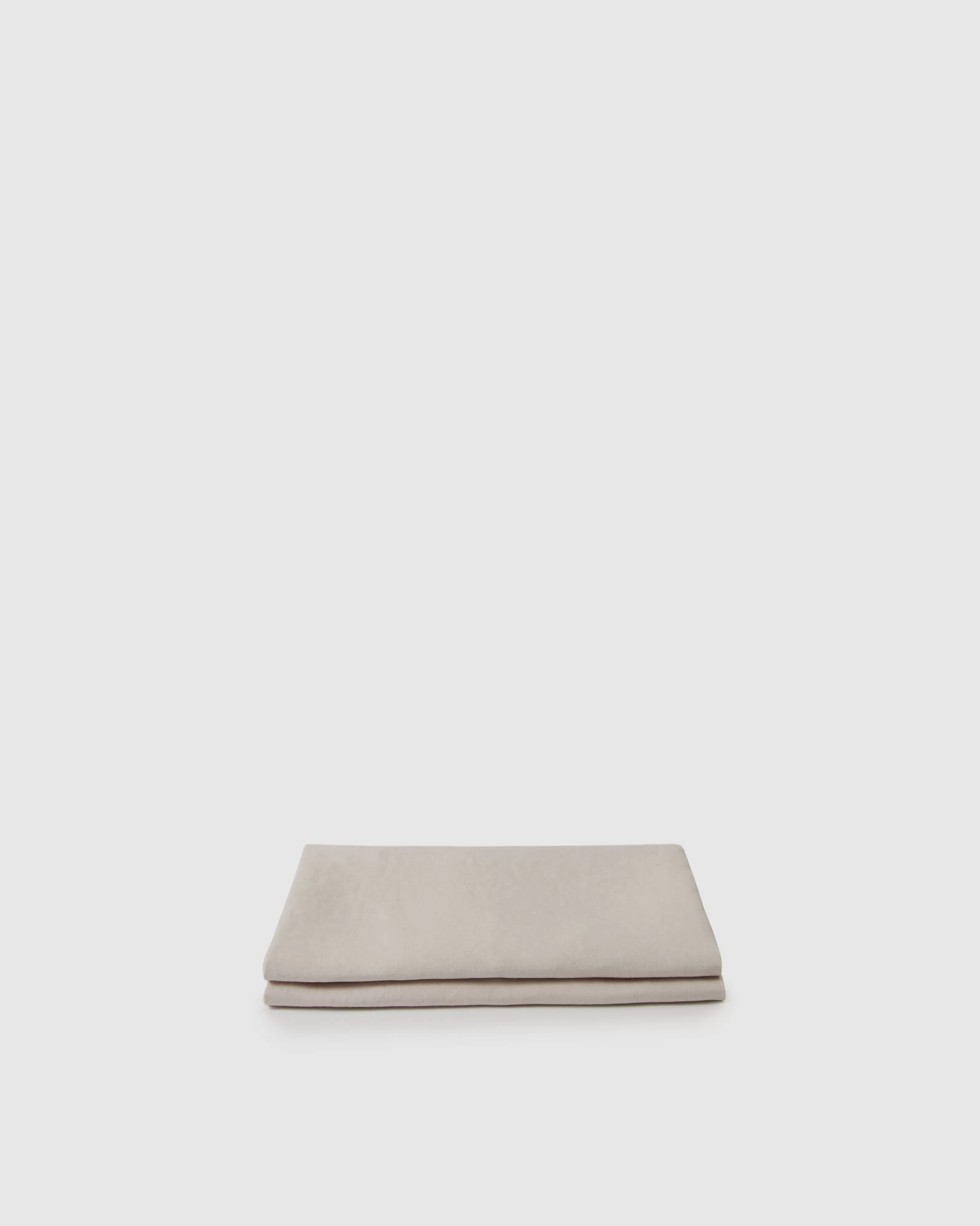 Marcel Linen Fitted Sheet - Blush