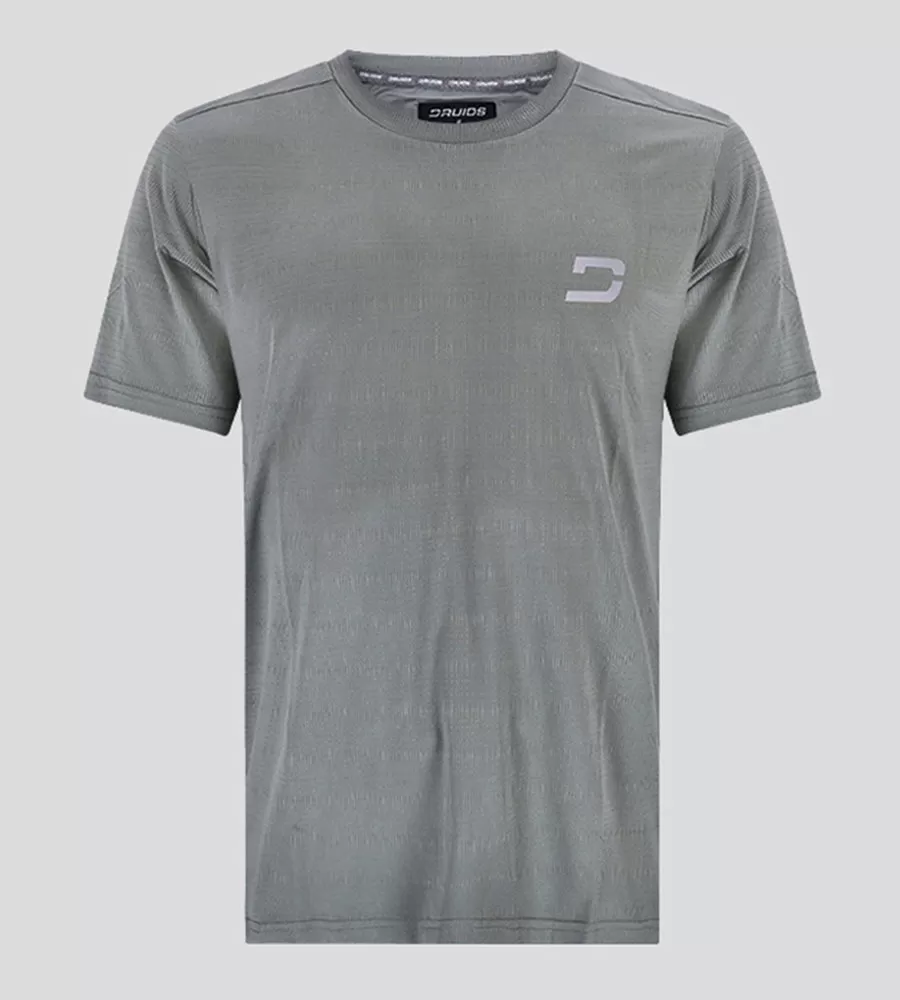 MEN'S PERFORATED SPORTS T-SHIRT - KHAKI