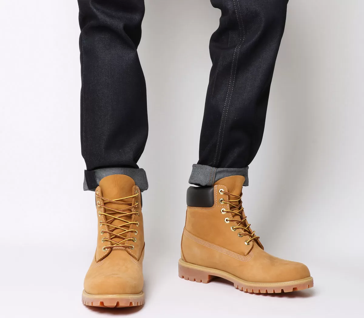 Mens Timberland 6 In Buck Boots Wheat Nubuck