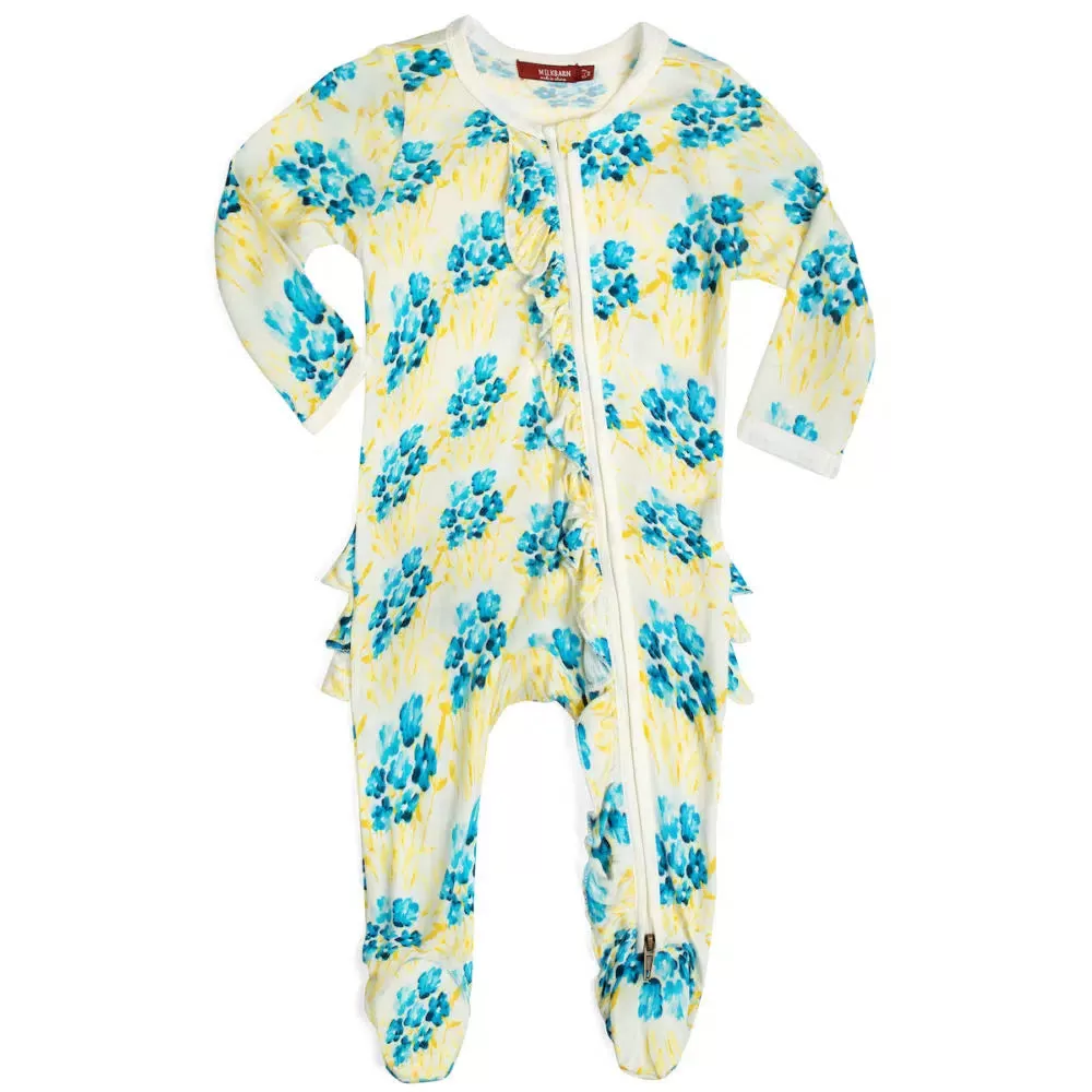 Milkbarn Zipper Footed Romper ~ Various Styles