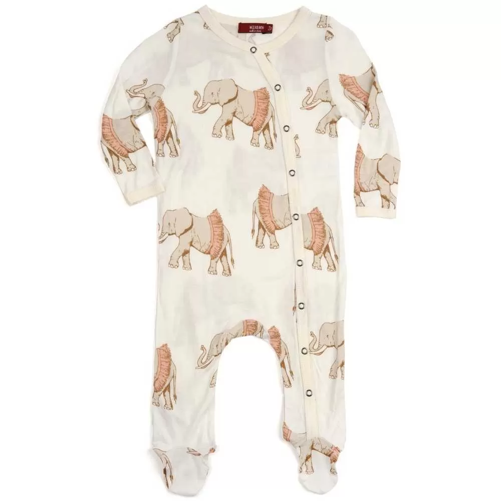 Milkbarn Zipper Footed Romper ~ Various Styles