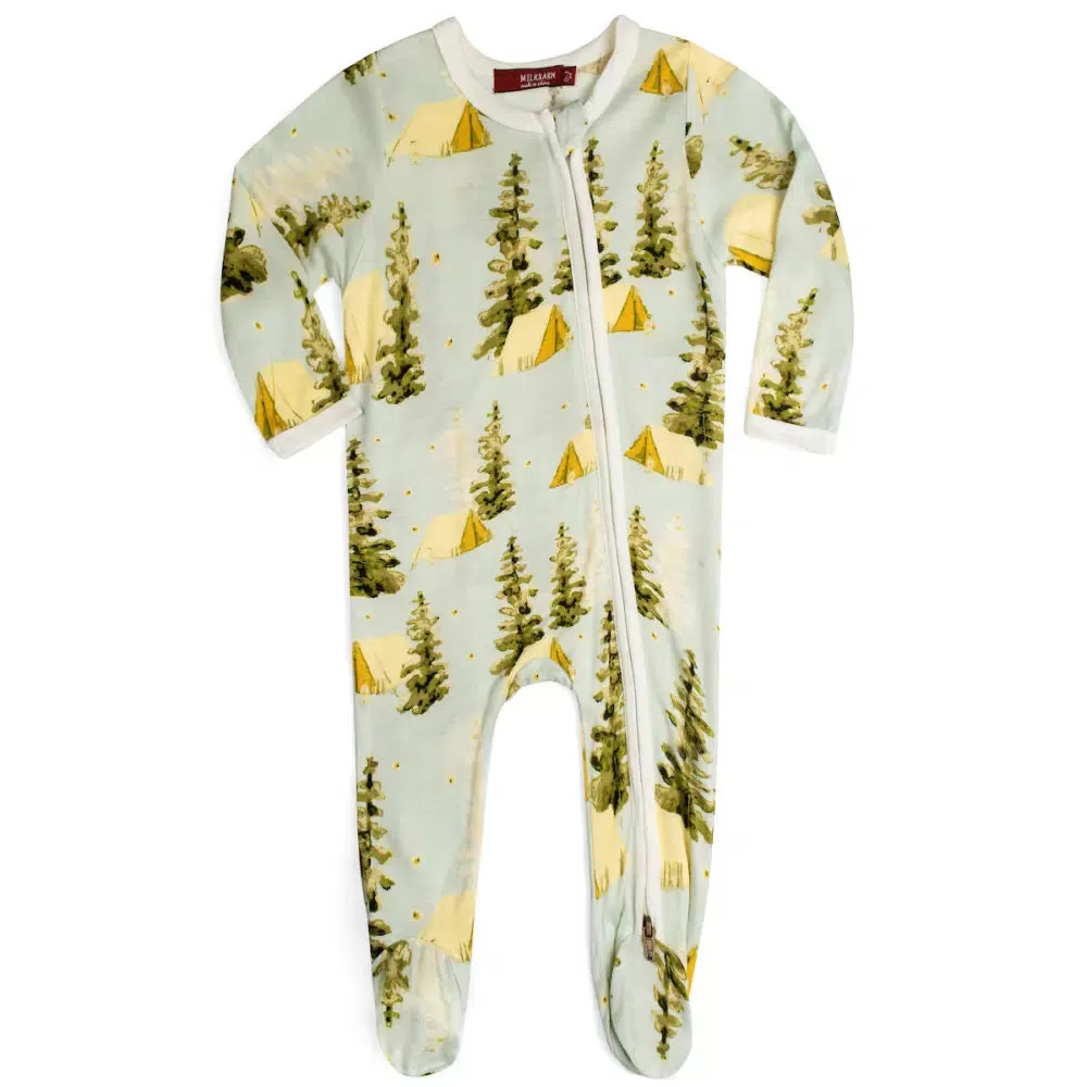 Milkbarn Zipper Footed Romper ~ Various Styles