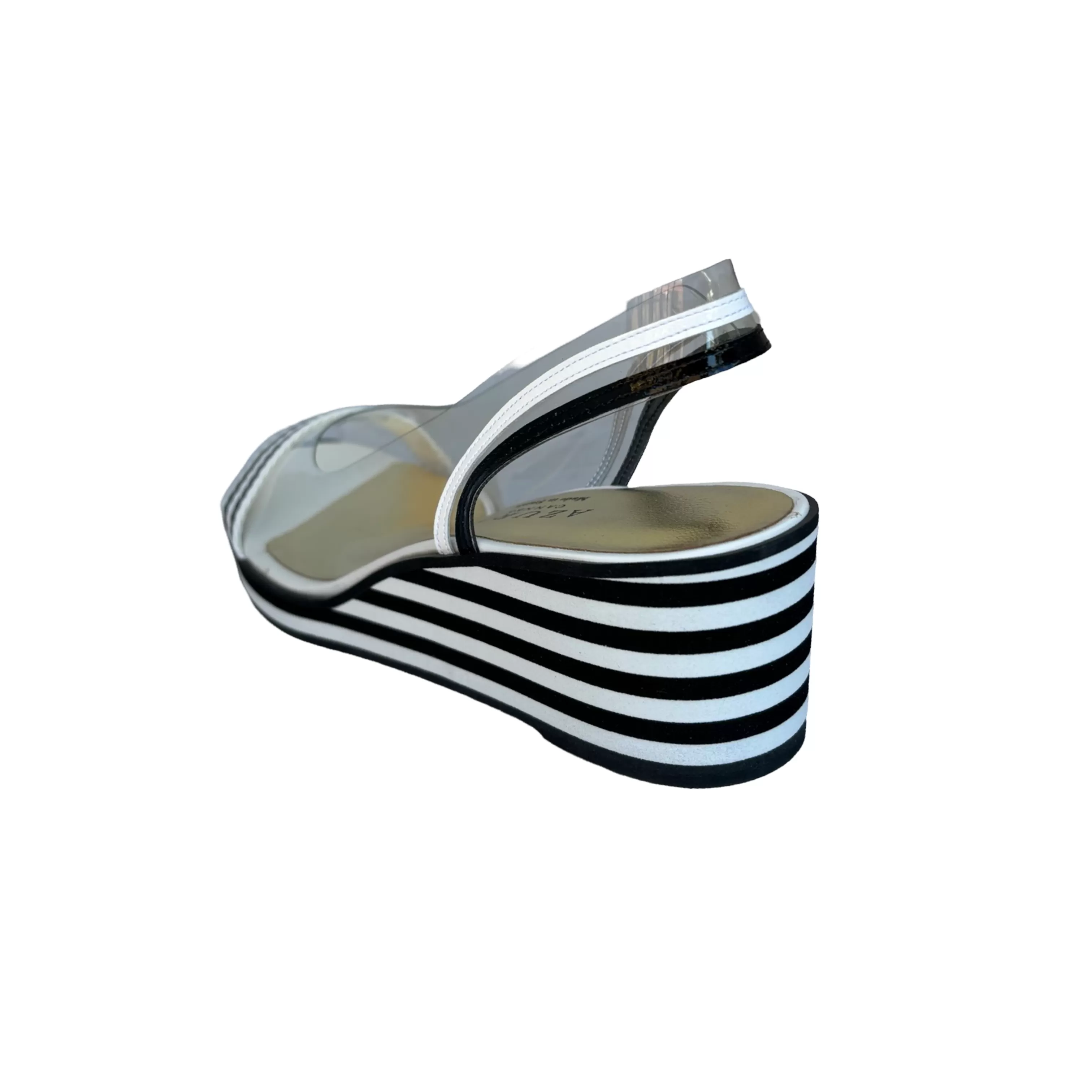 Miria Black/White Wedge