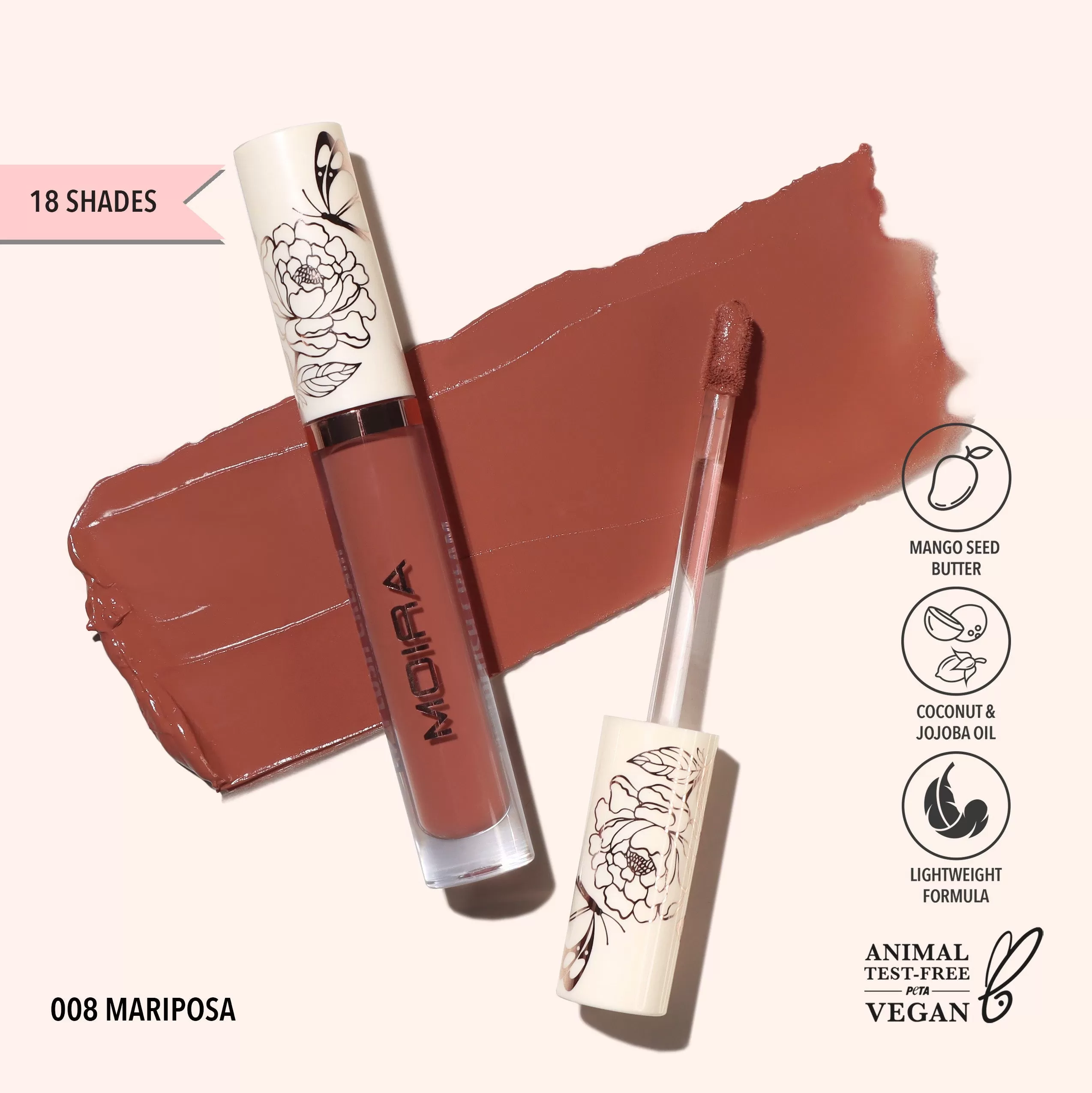 MOIRA Lip Plush Cream Labial en Crema