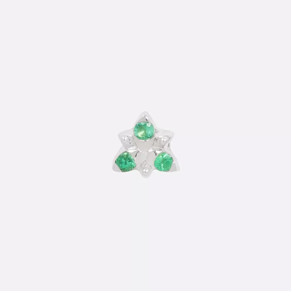 Neo - 14K WHITE - Emerald