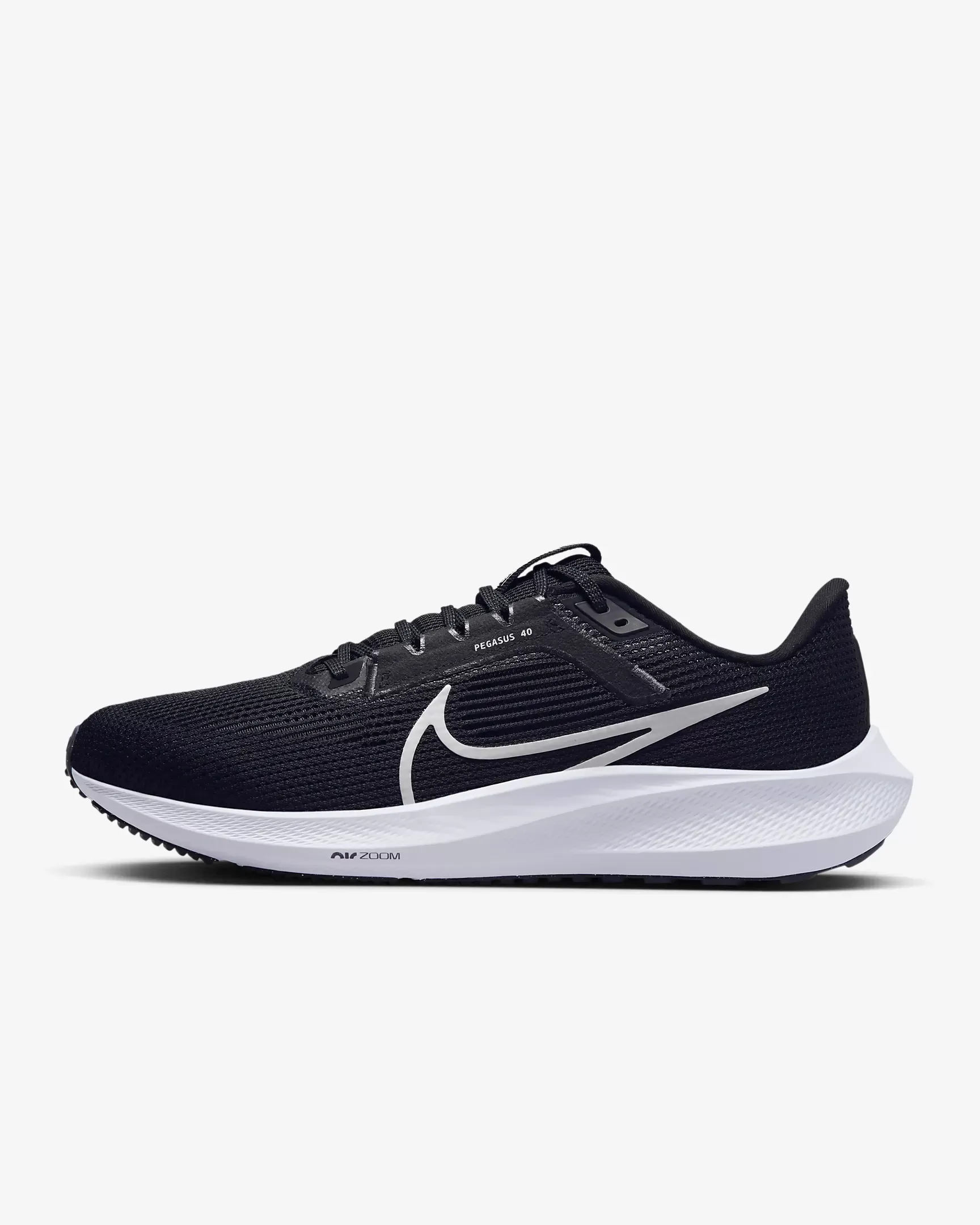 Nike Men's Pegasus 40 Shoes - Black / Iron Grey / White