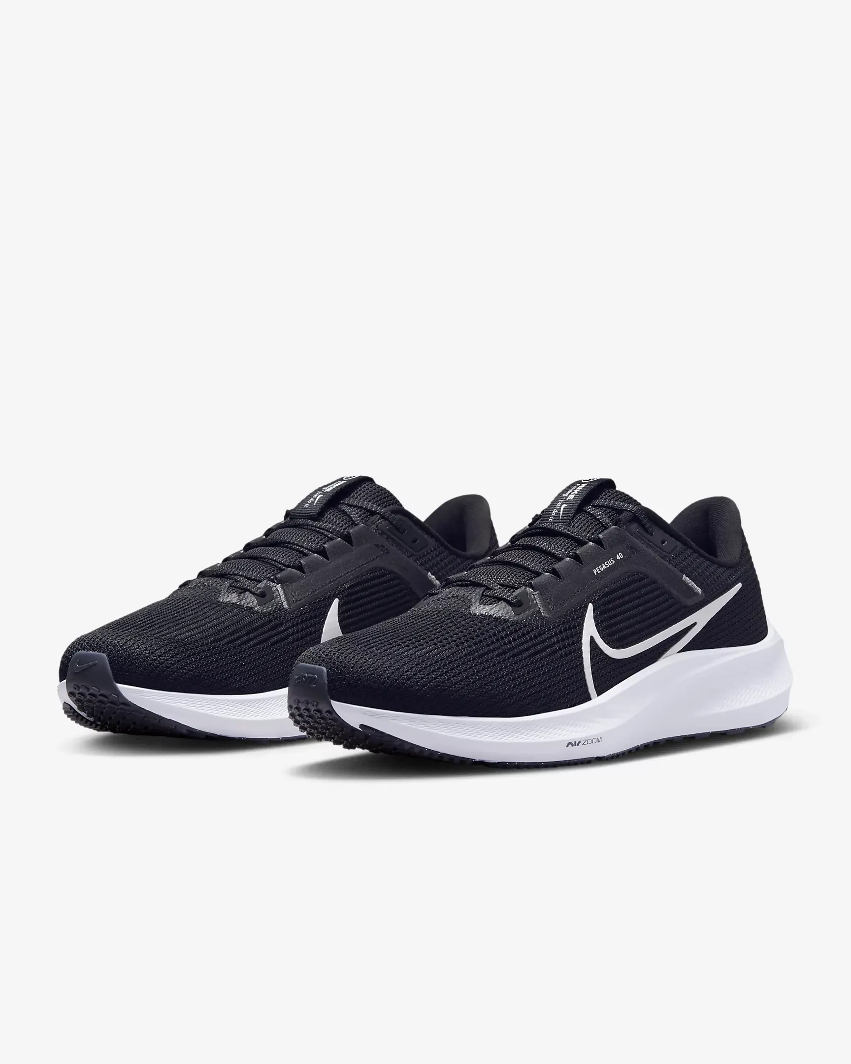 Nike Men's Pegasus 40 Shoes - Black / Iron Grey / White