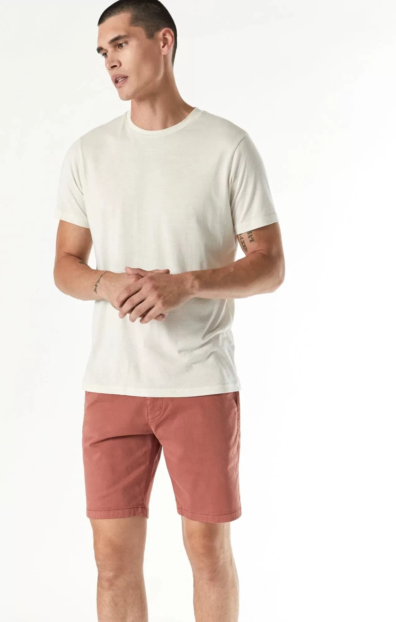 Noah Baked Clay Twill Shorts