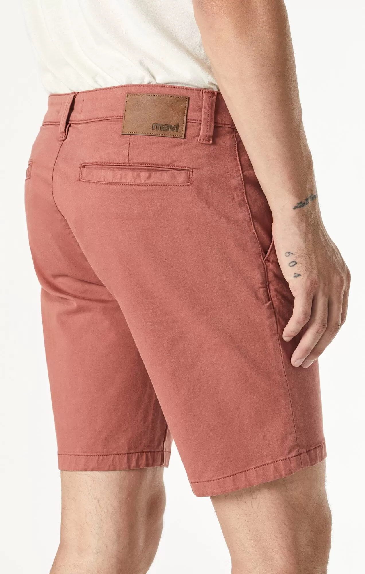 Noah Baked Clay Twill Shorts