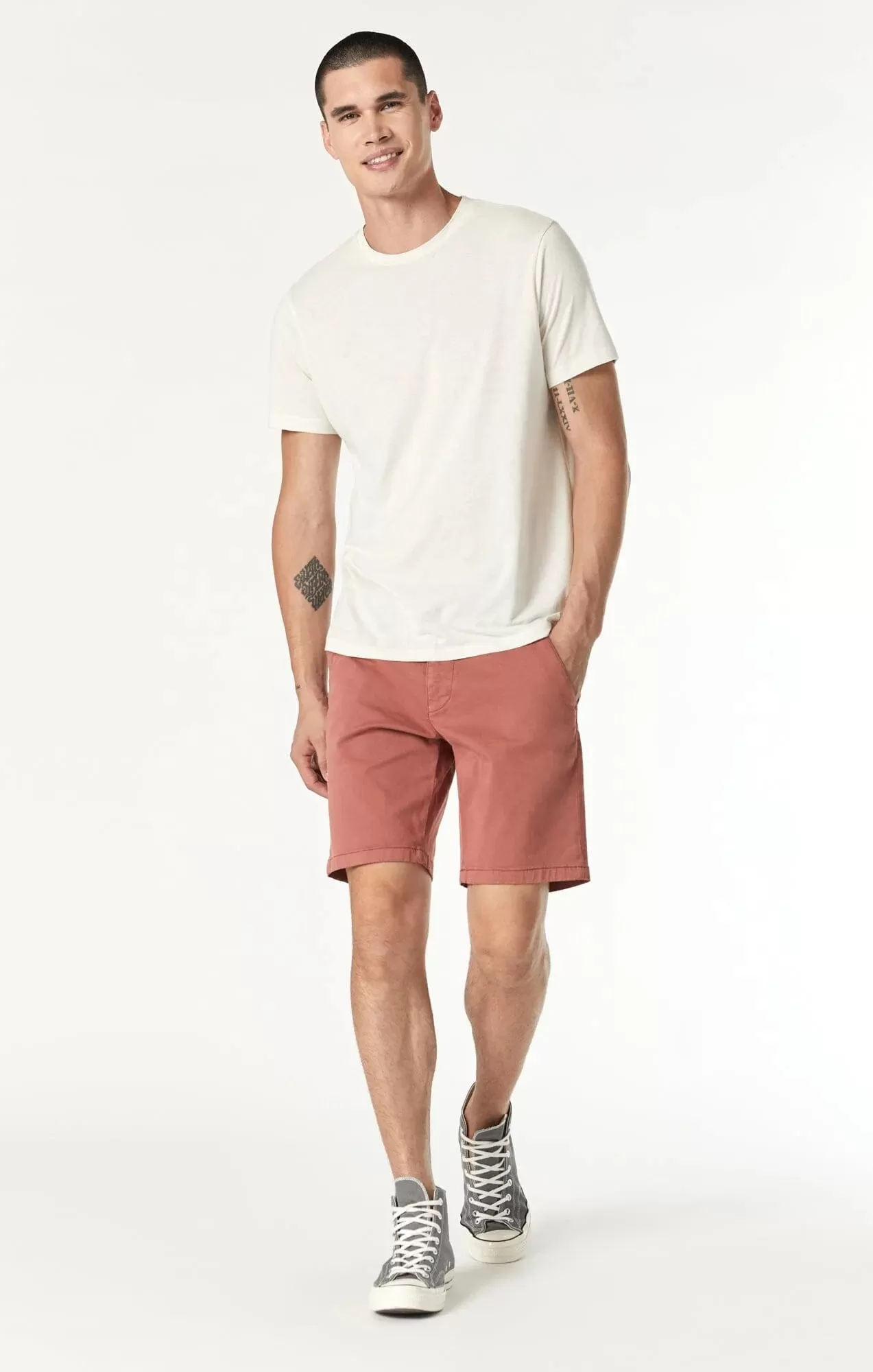 Noah Baked Clay Twill Shorts