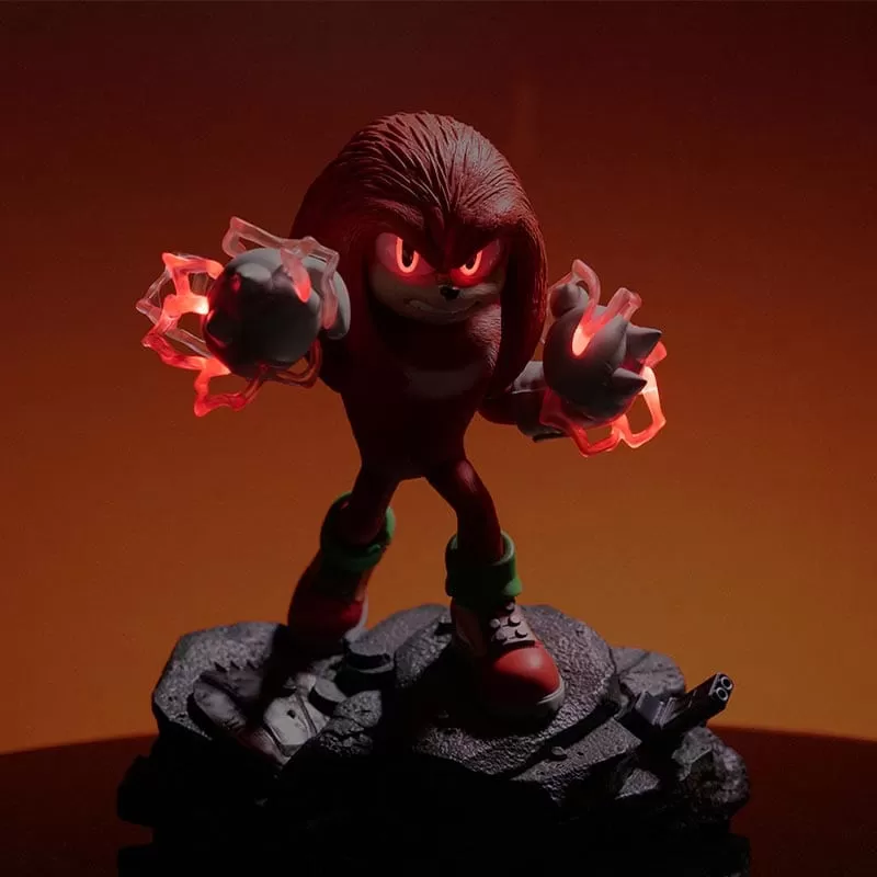 Official First4Figures Sonic the Hedgehog 2 Knuckles Standoff Statue (Exclusive Edition)