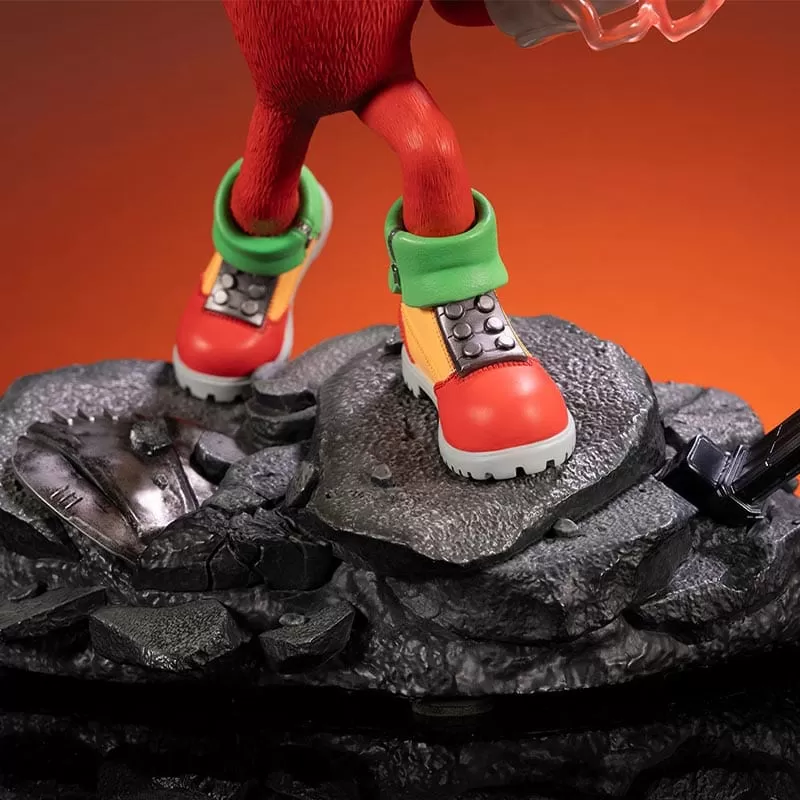 Official First4Figures Sonic the Hedgehog 2 Knuckles Standoff Statue (Exclusive Edition)