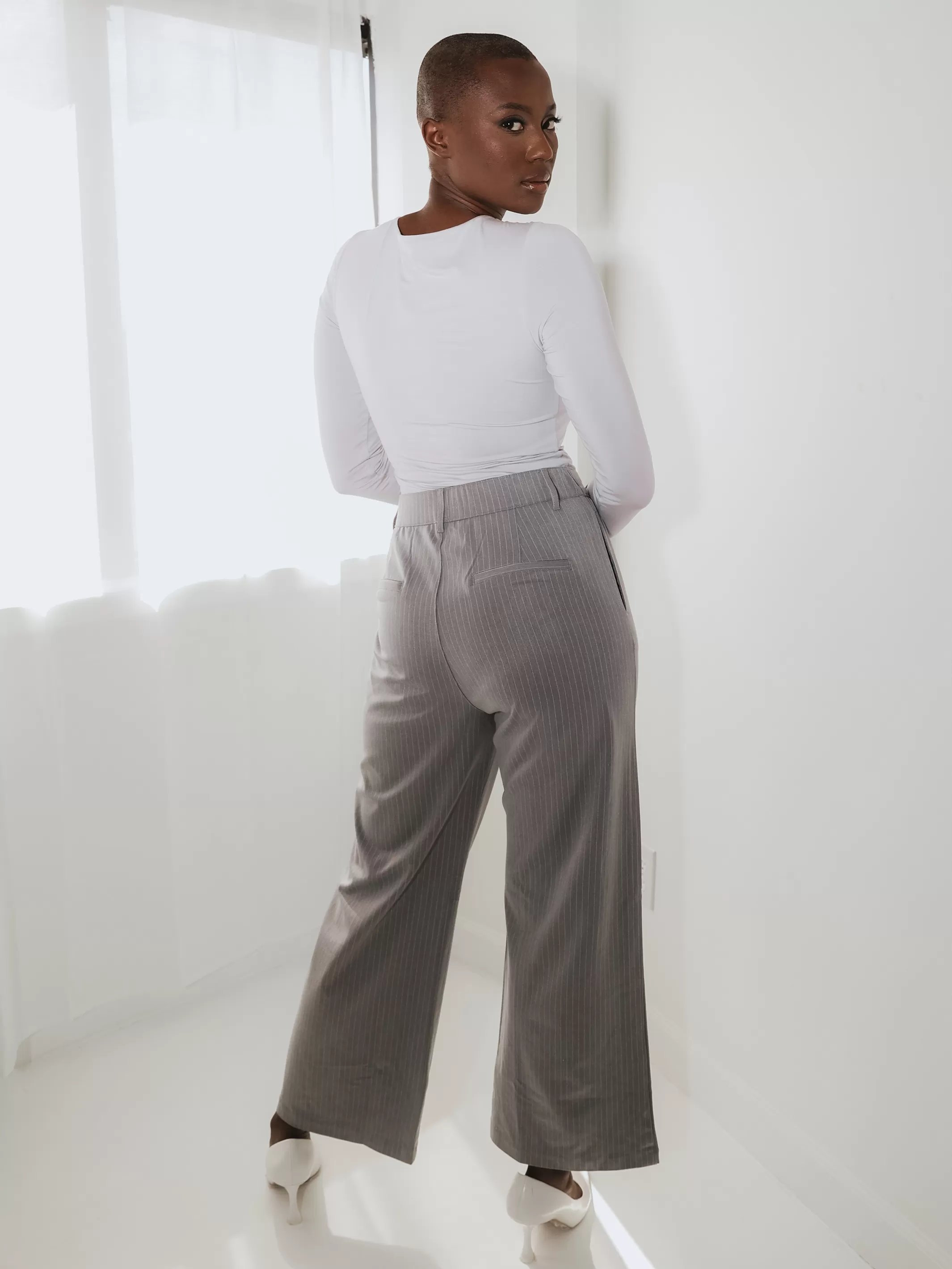 Pinstripe Trouser