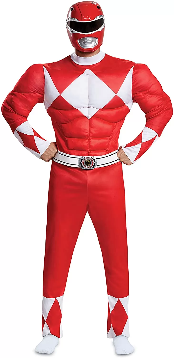 Power Rangers Red Ranger Muscle XLG (42 - 46)Men's  Costume