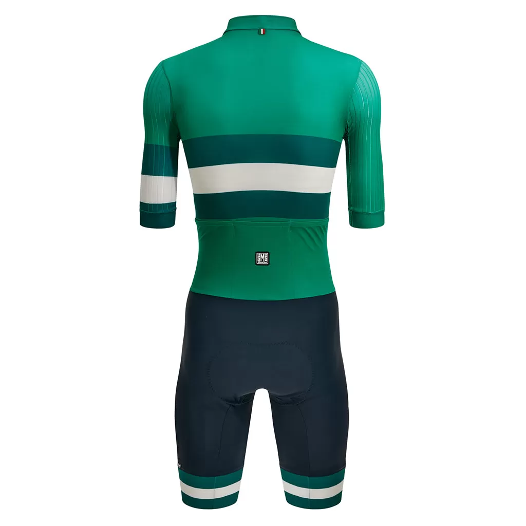 Santini Viper Bengal Skinsuit - Green