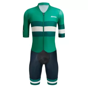 Santini Viper Bengal Skinsuit - Green