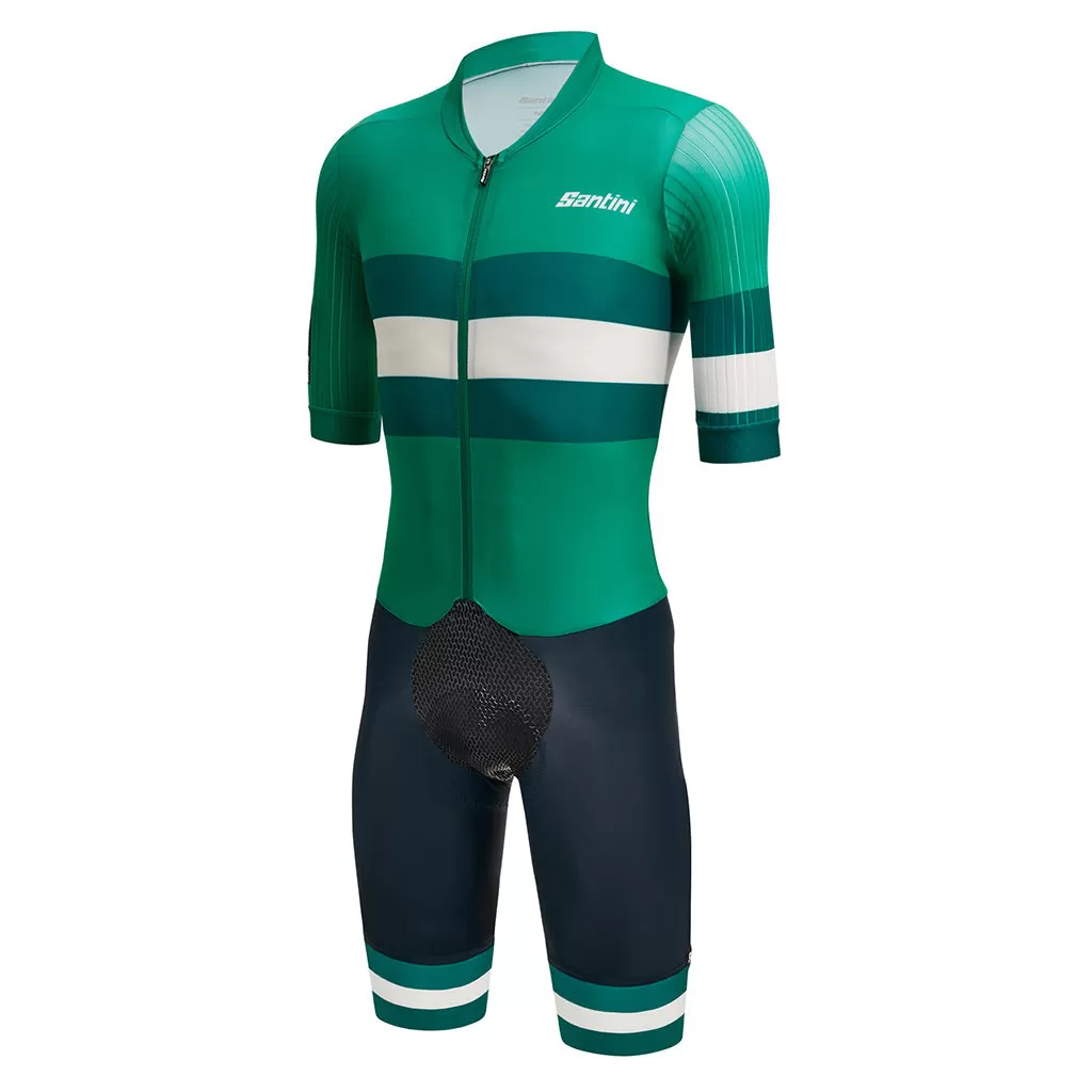 Santini Viper Bengal Skinsuit - Green