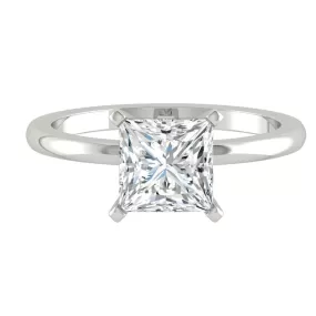 Sapienza Princess 1.00ct SUPERNOVA Moissanite 14K White Gold