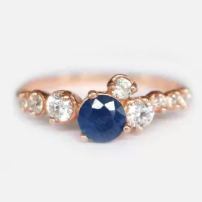 Sapphire Cluster Ring Illari