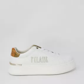 Scarpe 1A Classe Alviero Martini Sneakers Bianche con Maxi Logo 1822