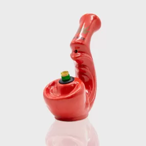 Sherlock Gripper Ceramic Bong - Red