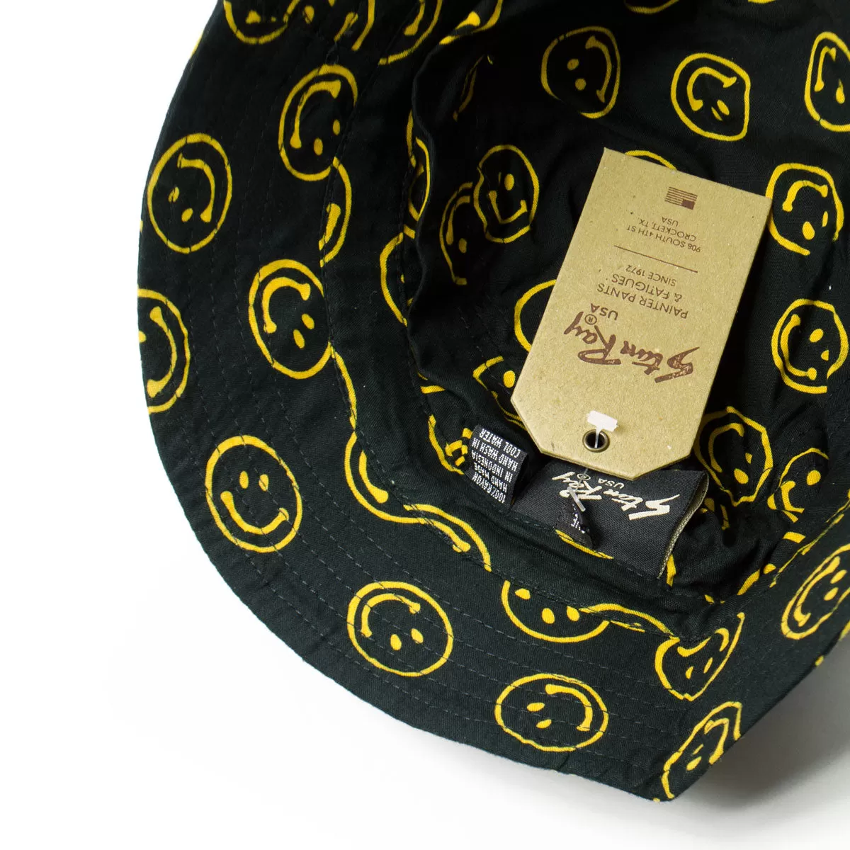 Stan Ray - Fillmore Bucket Hat - Smiley Batik Black