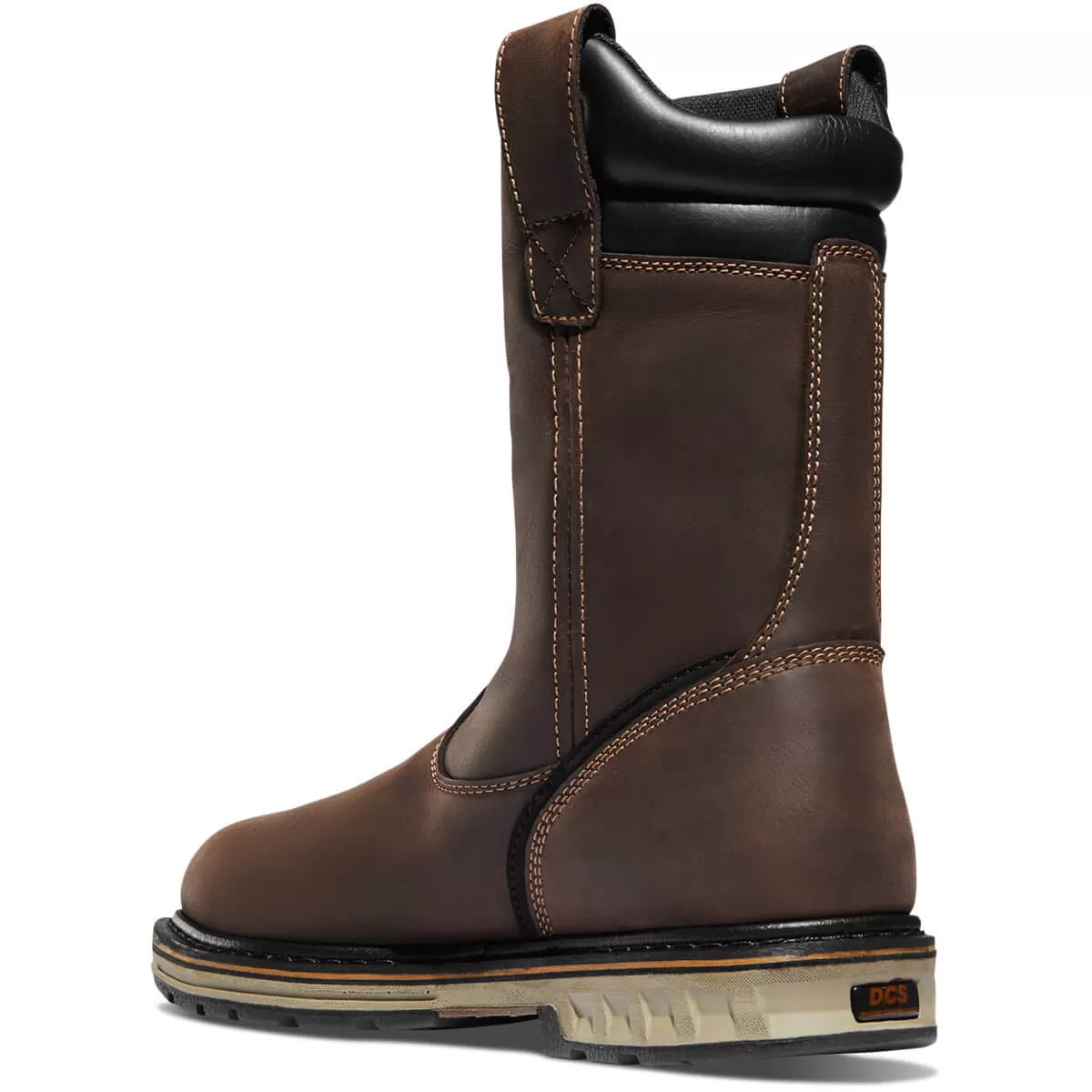 Steel Yard 11 Men's Steel-Toe Pull On Boot Wellington Brown WP