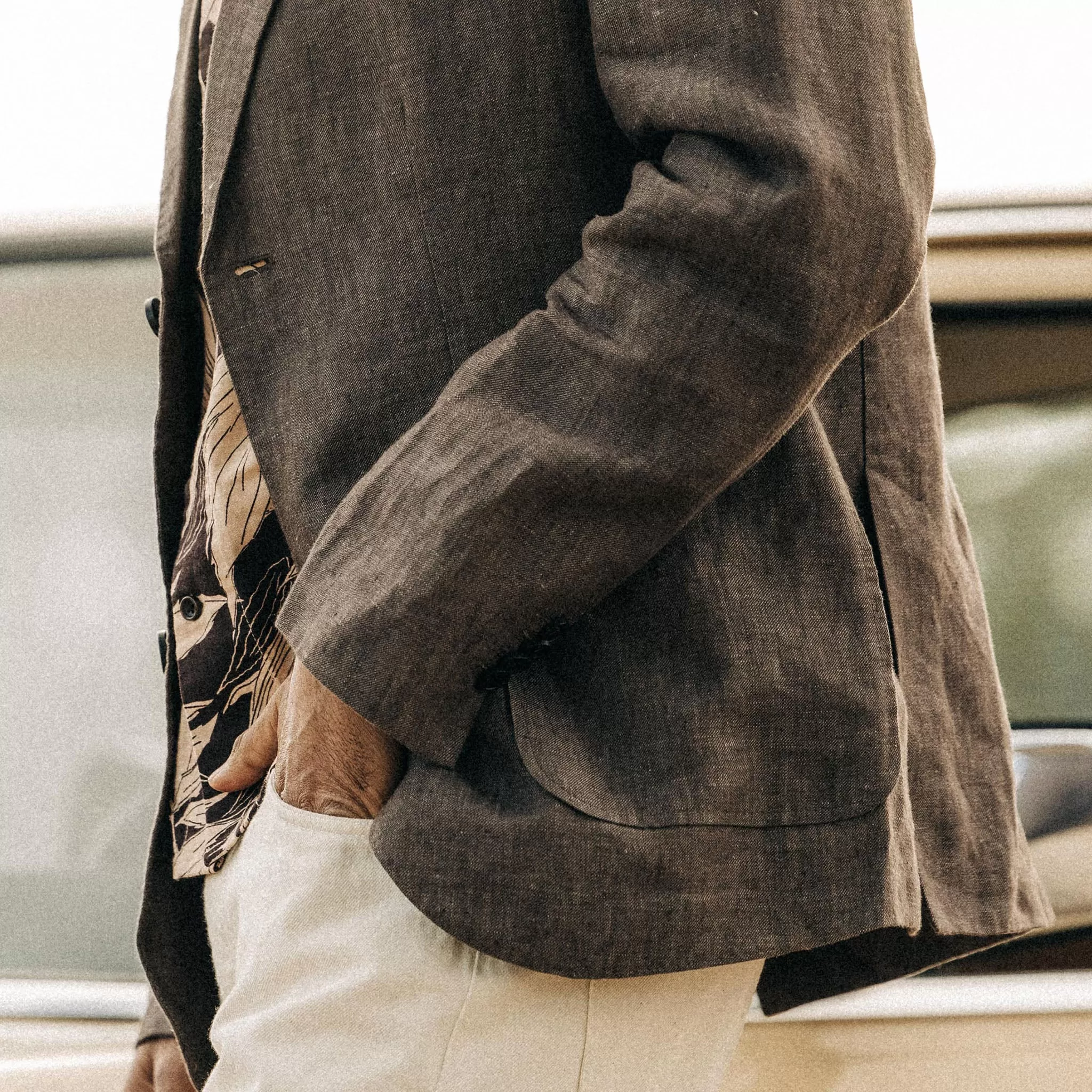 The Sheffield Sportcoat in Cocoa Linen