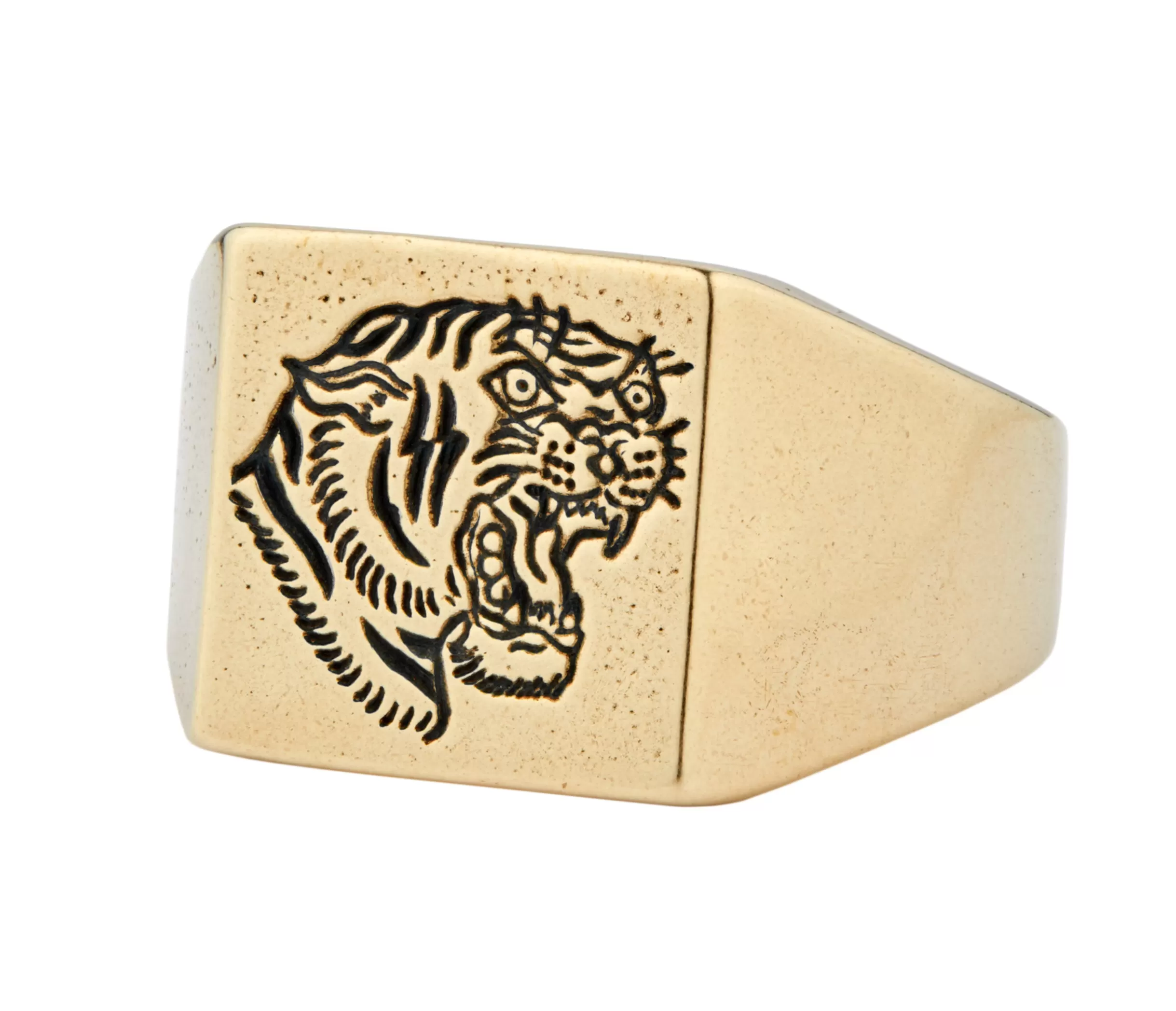 Tiger Signet Ring