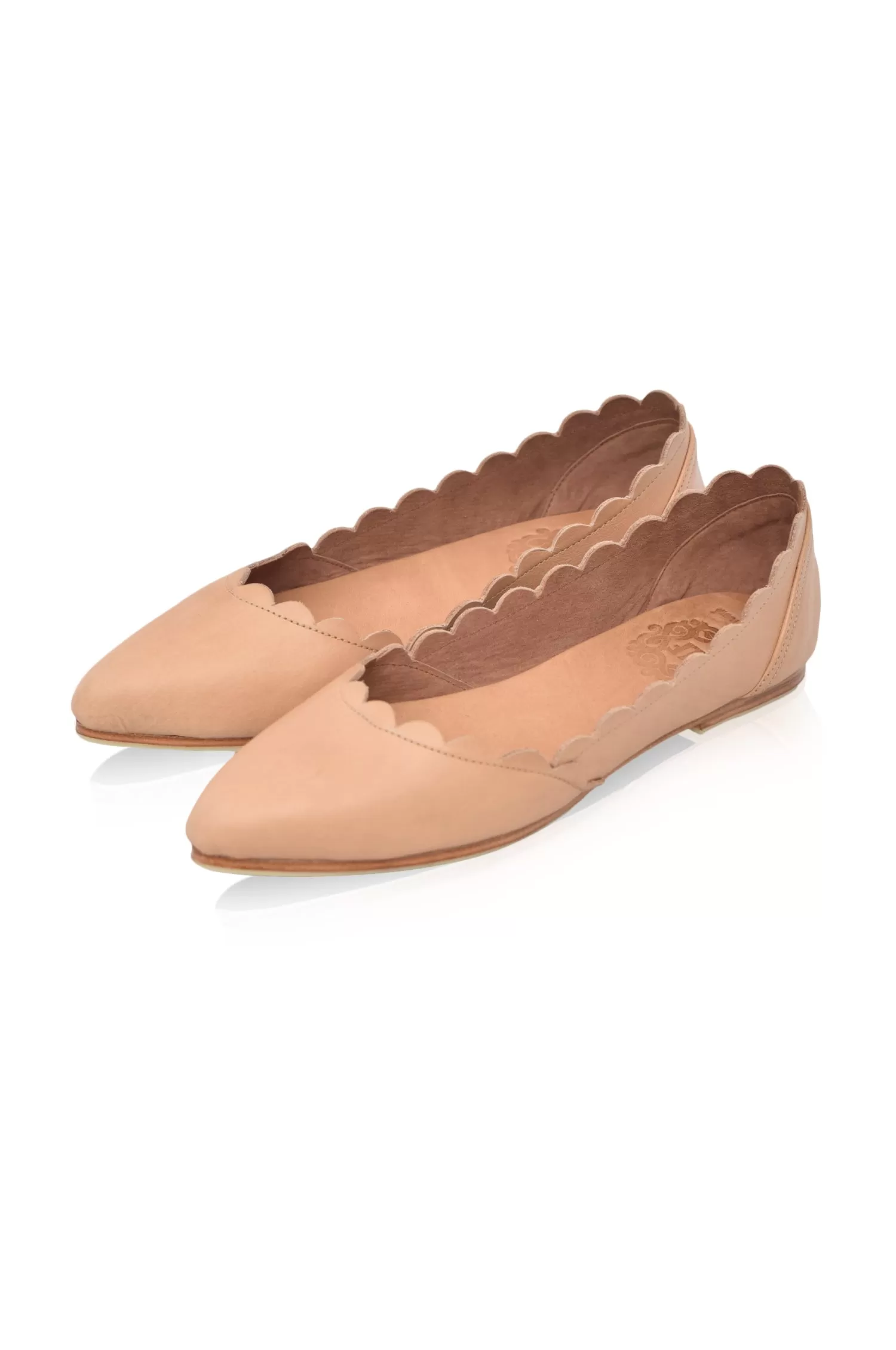 Valentina Leather Ballet Flats (Sz. 5, 6, 7, 7.5, 8.5 & 13)