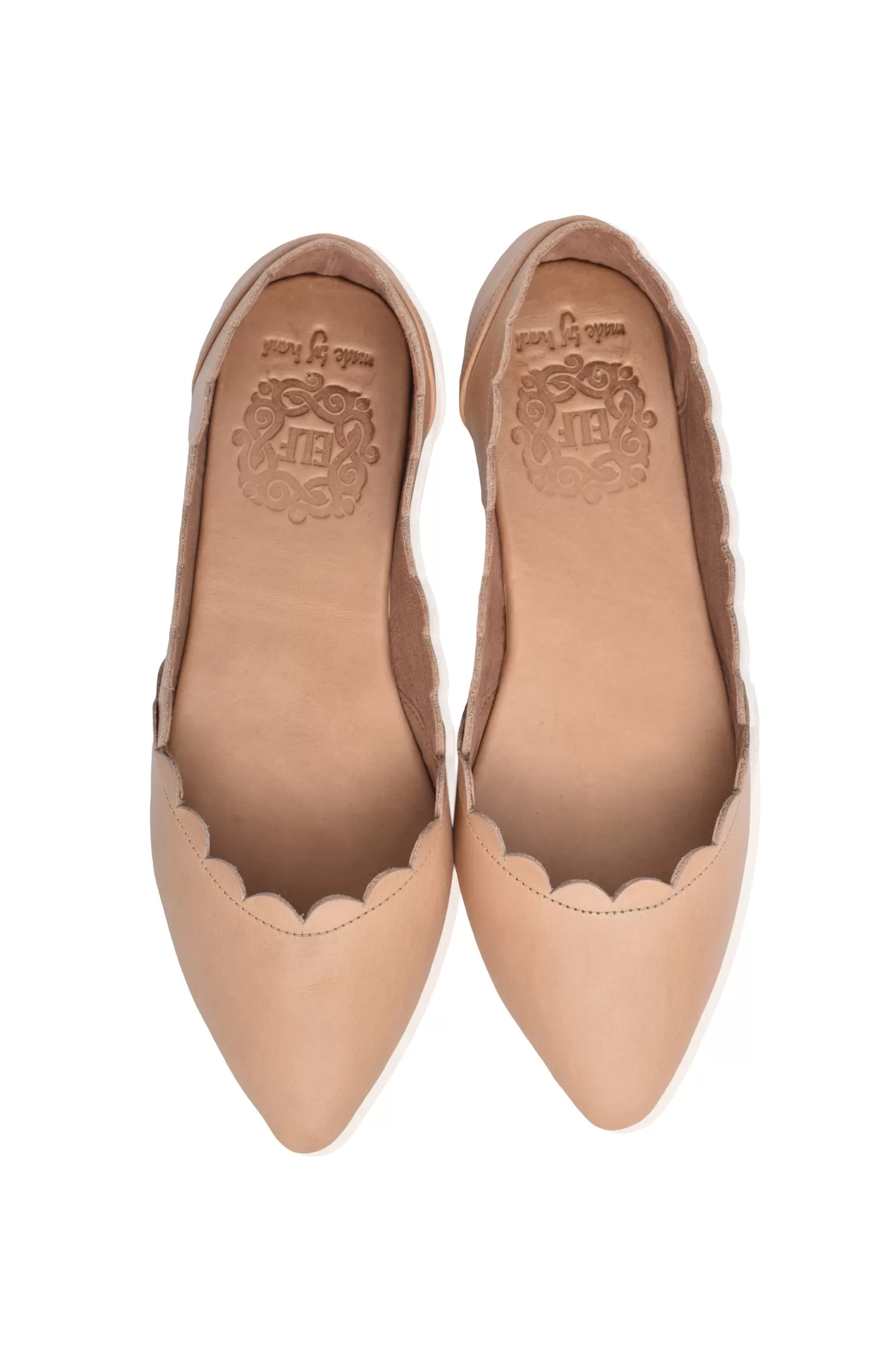 Valentina Leather Ballet Flats (Sz. 5, 6, 7, 7.5, 8.5 & 13)