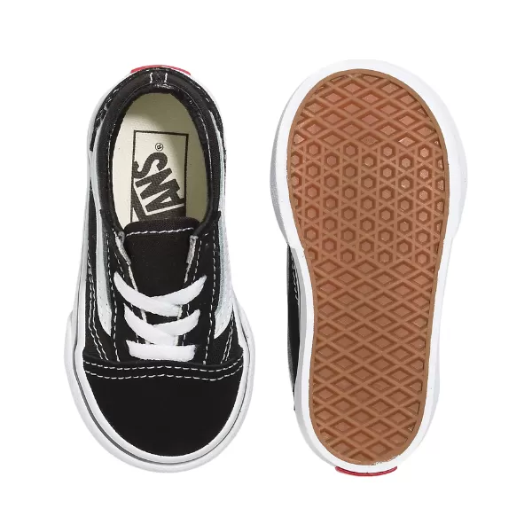 Vans Toddler Old Skool Shoe - Black/True White